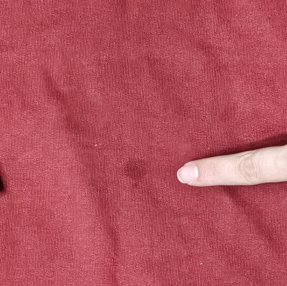 PUMA 》Girls burgundy Cold Shoulder sweater - Picture 3 of 5